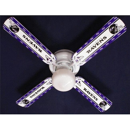 Ceiling Fan Designers 42FAN-NFL-BAL NFL Baltimore Ravens Football Ceiling Fan 42 In